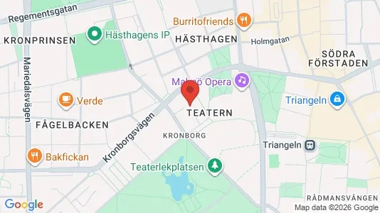 Lägenheter att hyra i Malmö Centrum - kort over placeringen