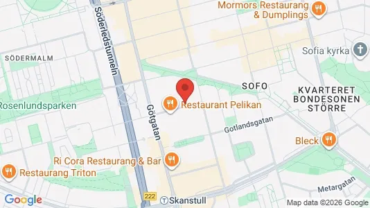 Lägenheter att hyra i Södermalm - kort over placeringen