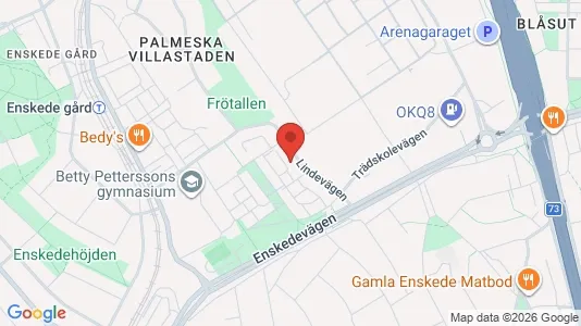 Lägenheter att hyra i Hammarbyhamnen - kort over placeringen