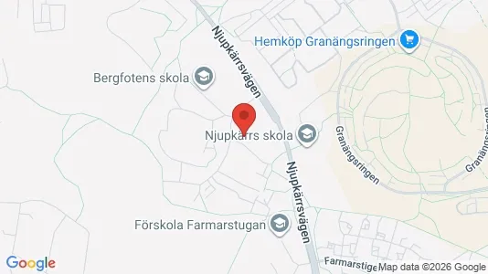 Lägenheter att hyra i Tyresö - kort over placeringen