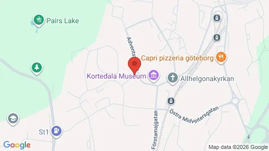 Lägenheter att hyra i Göteborg Östra - kort over placeringen