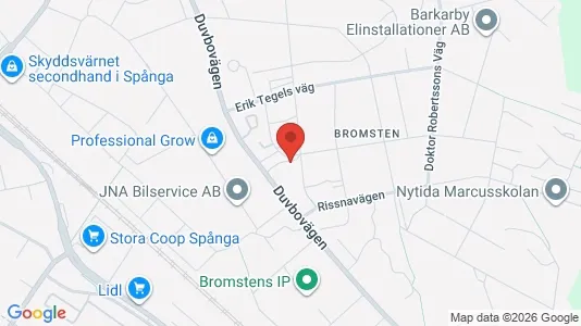 Lägenheter att hyra i Västerort - kort over placeringen