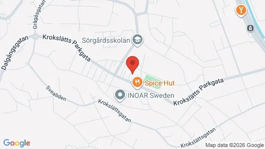 Lägenheter att hyra i Mölndal - kort over placeringen