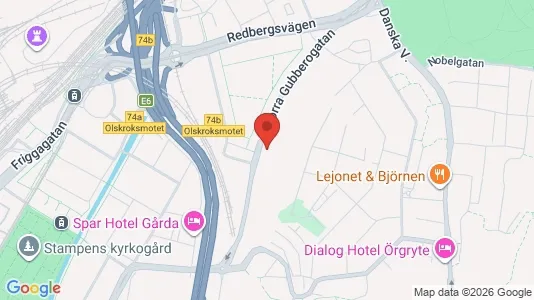 Lägenheter att hyra i Örgryte-Härlanda - kort over placeringen