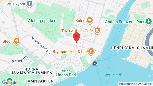 Lägenheter att hyra i Södermalm - kort over placeringen