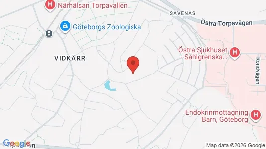 Lägenheter att hyra i Örgryte-Härlanda - kort over placeringen