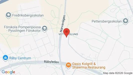 Lägenheter att hyra i Västerås - kort over placeringen