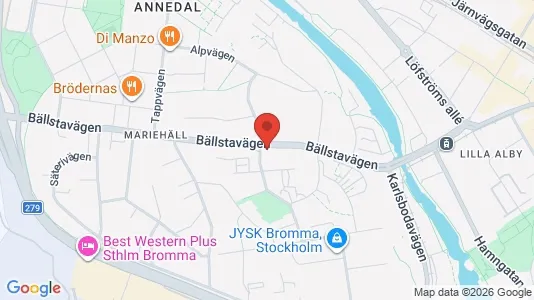 Lägenheter att hyra i Västerort - kort over placeringen
