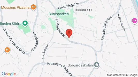 Lägenheter att hyra i Johanneberg - kort over placeringen