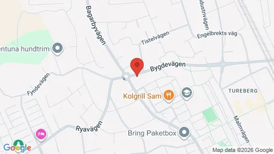 Lägenheter att hyra i Sollentuna - kort over placeringen