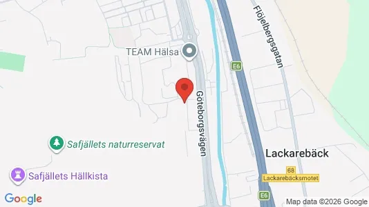 Lägenheter att hyra i Mölndal - kort over placeringen