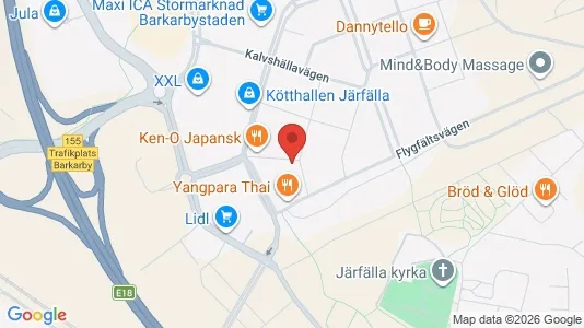 Lägenheter att hyra i Järfälla - kort over placeringen