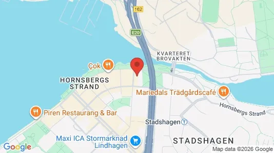 Lägenheter att hyra i Gärdet/Djurgården - kort over placeringen