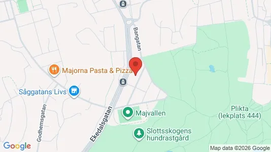 Lägenheter att hyra i Majorna-Linné - kort over placeringen