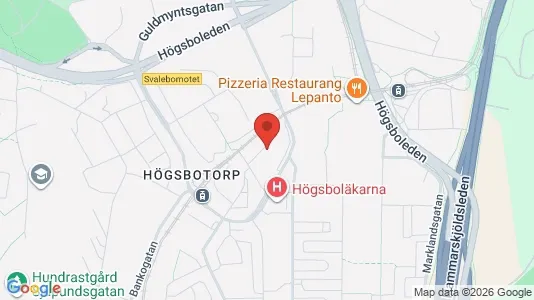 Lägenheter att hyra i Majorna-Linné - kort over placeringen