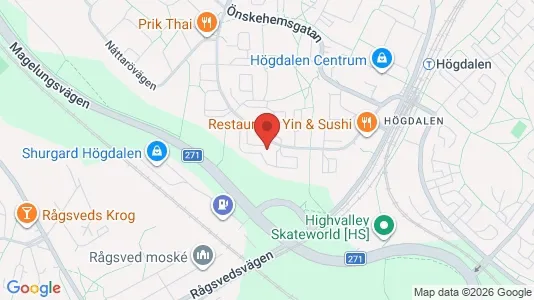 Lägenheter att hyra i Söderort - kort over placeringen