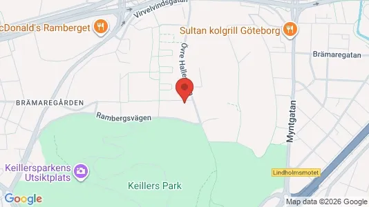 Lägenheter att hyra i Lundby - kort over placeringen