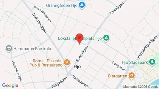 Lägenheter att hyra i Hjo - kort over placeringen