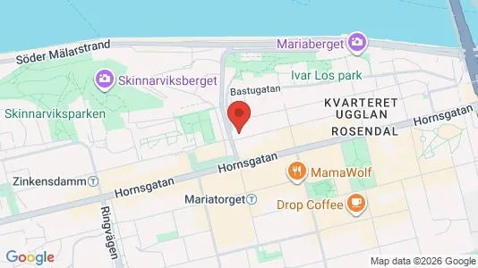 Lägenheter att hyra i Södermalm - kort over placeringen