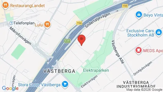 Lägenheter att hyra i Söderort - kort over placeringen
