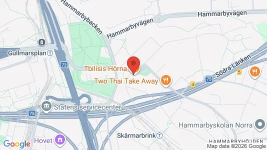 Lägenheter att hyra i Söderort - kort over placeringen