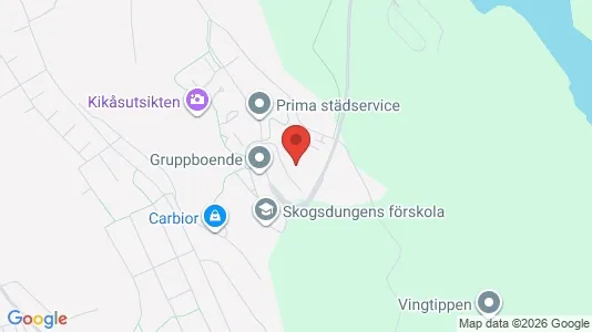 Lägenheter att hyra i Mölndal - kort over placeringen