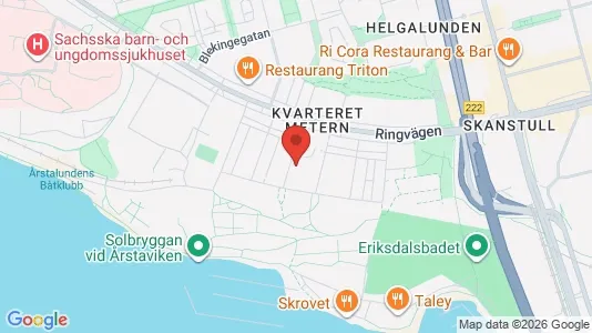 Lägenheter att hyra i Södermalm - kort over placeringen