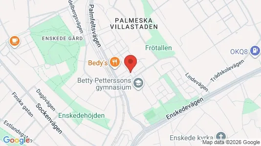 Lägenheter att hyra i Hammarbyhamnen - kort over placeringen