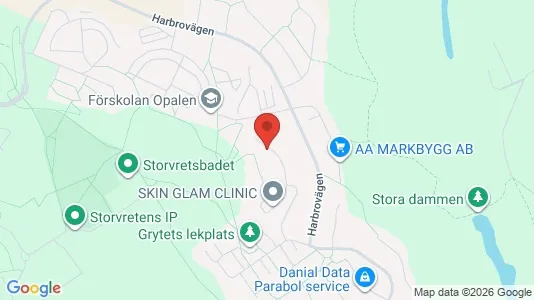 Lägenheter att hyra i Botkyrka - kort over placeringen