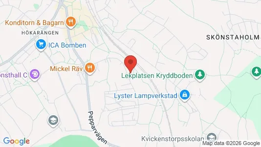 Lägenheter att hyra i Söderort - kort over placeringen