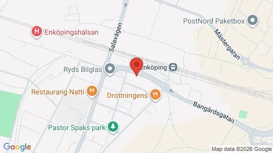 Lägenheter att hyra i Enköping - kort over placeringen