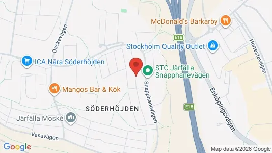 Lägenheter att hyra i Järfälla - kort over placeringen