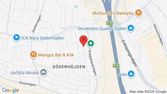 Lägenheter att hyra i Järfälla - kort over placeringen