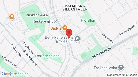 Lägenheter att hyra i Hammarbyhamnen - kort over placeringen