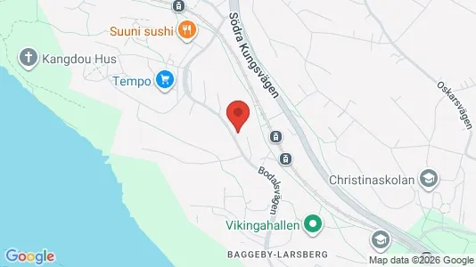Lägenheter att hyra i Lidingö - kort over placeringen