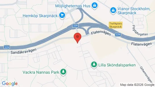 Lägenheter att hyra i Söderort - kort over placeringen