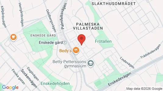 Lägenheter att hyra i Hammarbyhamnen - kort over placeringen