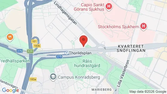 Lägenheter att hyra i Kungsholmen - kort over placeringen