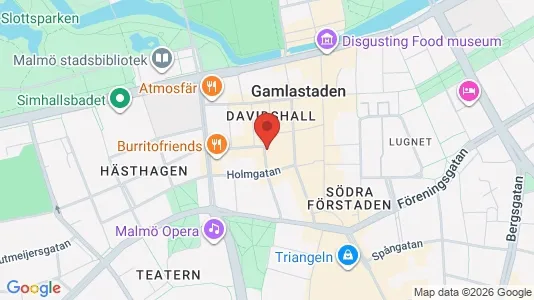 Lägenheter att hyra i Malmö Centrum - kort over placeringen