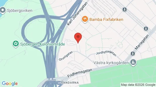 Lägenheter att hyra i Majorna-Linné - kort over placeringen