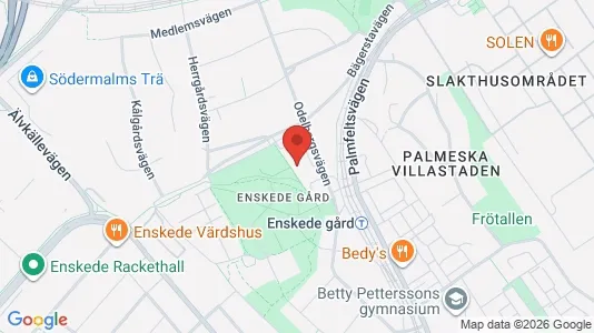 Lägenheter att hyra i Hammarbyhamnen - kort over placeringen