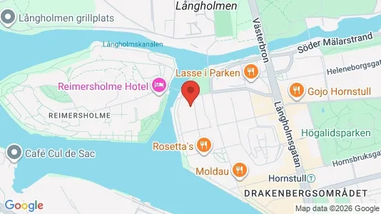 Lägenheter att hyra i Södermalm - kort over placeringen