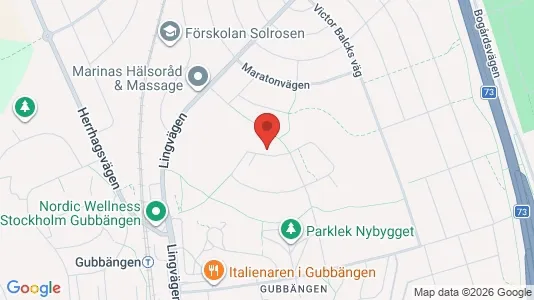 Lägenheter att hyra i Söderort - kort over placeringen