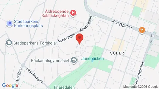 Lägenheter att hyra i Jönköping - kort over placeringen