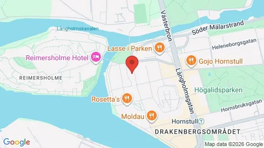 Lägenheter att hyra i Södermalm - kort over placeringen