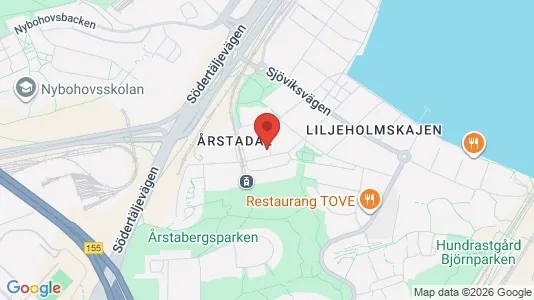 Lägenheter att hyra i Södermalm - kort over placeringen