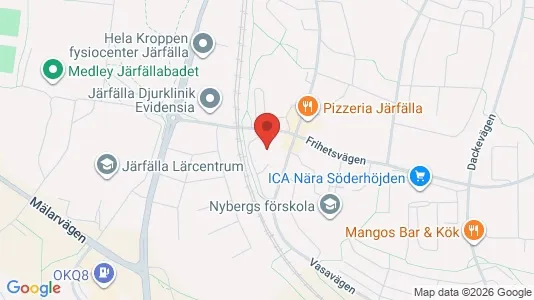 Lägenheter att hyra i Järfälla - kort over placeringen