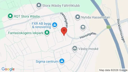 Lägenheter att hyra i Upplands Väsby - kort over placeringen