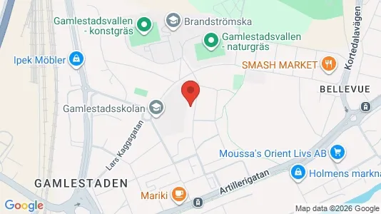 Lägenheter att hyra i Göteborg Östra - kort over placeringen