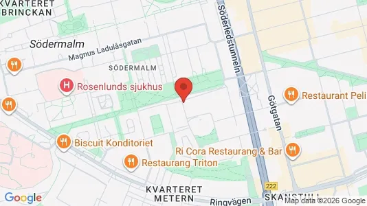 Lägenheter att hyra i Södermalm - kort over placeringen